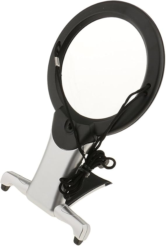 Dovewill 2 LED Illuminated Magnifying Glass for Reading Sewing