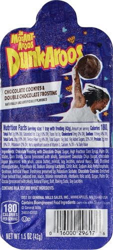 DUNKAROOS CHOCOLATE COOKIES AND DOUBLE CHOCOLATE FROSTING, 1.5 OZ