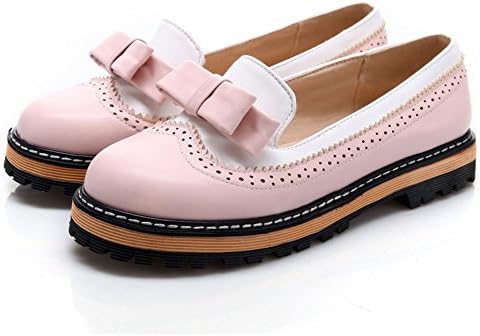Candy Color Women's Low Heel Bowknot Oxfords Shoes