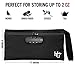 Herb Guard Smell Proof Bag with Built-In Combo Lock (11x6 inches, Holds 2 Ounces) - Locking Pouch Comes with 2 Resealable Bags to Keep Goods Fresh for Months