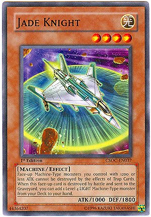 Yu-Gi-Oh! - Jade Knight (CSOC-EN037) - Crossroads of Chaos - 1st Edition - Common