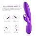 Uimi Rabbit Vibrator G-spot Stimulator USB Rechargeable Vibrators with 10 Vibration Levels Unique Breathing Light