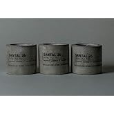 Le Labo SANTAL 26 mini concrete candles 59.5g / 2.1oz each. Set of 3 candles.