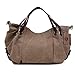 KISS GOLD(TM) Women's Canvas Hobo Top-handle Bag Crossbody Shoulder Bag, European Style, Large Size 16