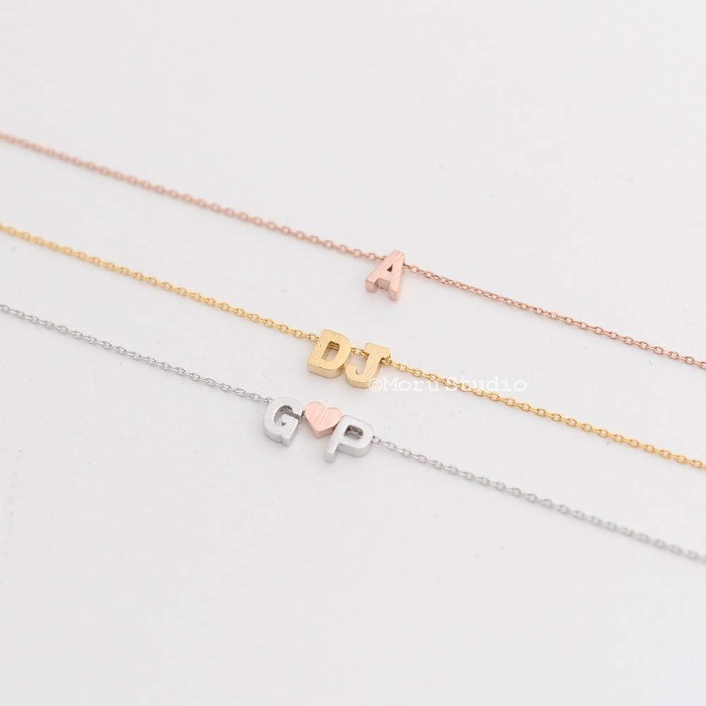 Custom Initial Bracelet Uppercase - Gold Silver Rose Gold Letter Bracelet, Name Bracelet, Bridesmaid Gift, Personalised Wedding, Minimalist, Monogram BCR 132