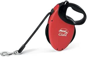 ANCOL Flexi Maxi/Giant - Correa Extensible para Perro, Color Rojo