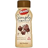 Boost Simply Complete Nutritional Drink, Dark Chocolate, 8 fl oz Bottle, 24 Count
