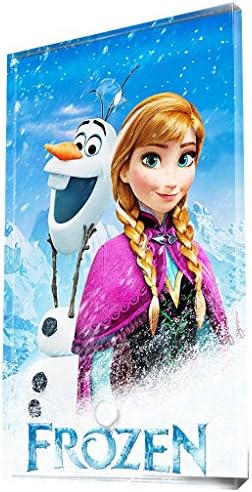 HDArt Single Blank Kids Bedroom Switch Plate Cover - Princess Anna And Olaf - Disney's Frozen