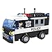 COGO Police Car Vehicle Truck Toy with Policeman Dolls Cruiser Bricks Building Blocks Toys Play Set for Kids Boys and Girls 104 Pieces CG3409