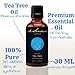 Tea Tree Essential Oil, Melaleuca – 100% Pure – Promotes a Healthy Immune System, Skin Cleansing and Rejuvenating Effects. 30 mLthumb 1