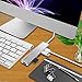 Lenovo USB C Hub, Ultra Slim Aluminum USB C Adapter With 3 USB 3.0 Ports, 4K HDMI, SD/TF Card Reader, Compatible For USB Type C Devices