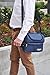Adult Insulated Lunch Bag by UrbanFlex – Reusable, Dual Zipper Ultra Insulated Compartments for Hot & Cold, Mesh Pockets, Shoulder Strap –Cooler for Travel, School, Camping, Outings(Navy Blue)