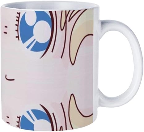 Amazon Co Jp アニメの目マグカップ おしゃれ セラミック コーヒーマグ 創意コップ かわいい ティーカップ 330ml ホーム キッチン