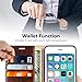 Belemay Compatible with iPhone 6s Case, Compatible with iPhone 6 Case, Genuine Leather Slim Wallet, Flip Folio Cover [Durable Soft TPU Inner Case] Card Holder Slots, Kickstand, Cash Pocket, Brown