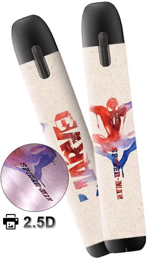xJazxin 2 Pack Myblu Skin Decal for Pax blu 2.5D Technology Ultra Thin Super Hero Protective Sticker for Myblu Wraps…