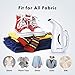 Manfiter Steamer Handheld for Clothes Garment Clothing Soft Garment Hand Steamers for Travel Home 130ML