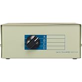 Cablelera ZDMNEEA7-4 4-Way RJ11 Female ABCD Manual Data Switch