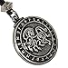 Pewter Norse God Odin Sleipnir Horse Pendant