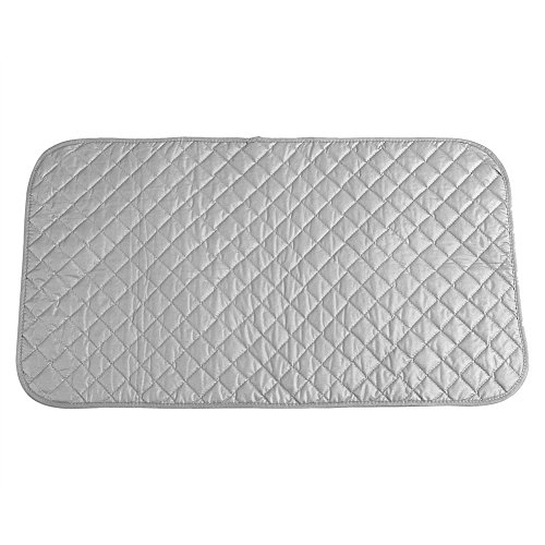 Ironing Pad, 33x19in Portable Foldable Thickened Ironing Pad, Heat Resistant Travel Ironing Mat Blanket for Dryer Countertop and Travelling