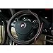 Thor-Inst Steering Wheel Center Decor Logo Ring Trim For BMW New 3 Series 320 GT5 Series X1 X 3 X4 X 5 X6 E46 E30 E34 E36 E39 E53 E60 E90-Multimedia audio button start car sticker(Red)
