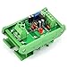 Electronics-Salon DIN Rail Mount +/-5Amp AC/DC Current Sensor Module, based on ACS712