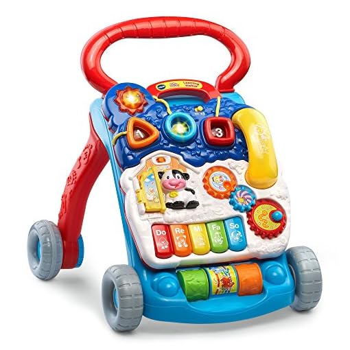 VTech Sit-to-Stand Learning Walker, Blue - Image 3