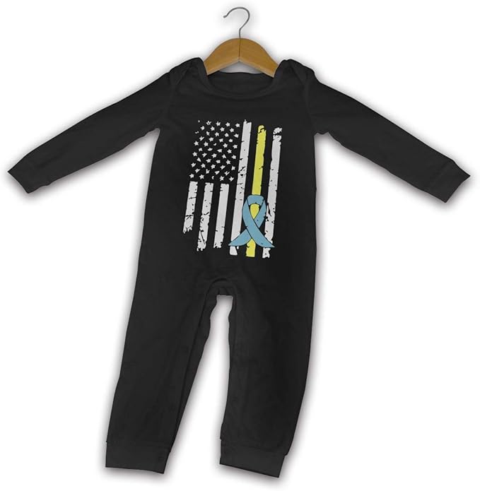 YELTY6F Down Syndrome Awareness Flag Printed Newborn Baby