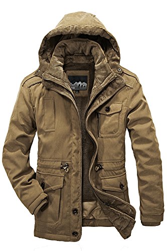 Mr Stream Men S Winter 3 In 1 Hooded Jacket Windproof Faux Fur