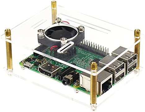 Double Cool System Kit Raspberry Pi 3 Case with Fan Heatsink