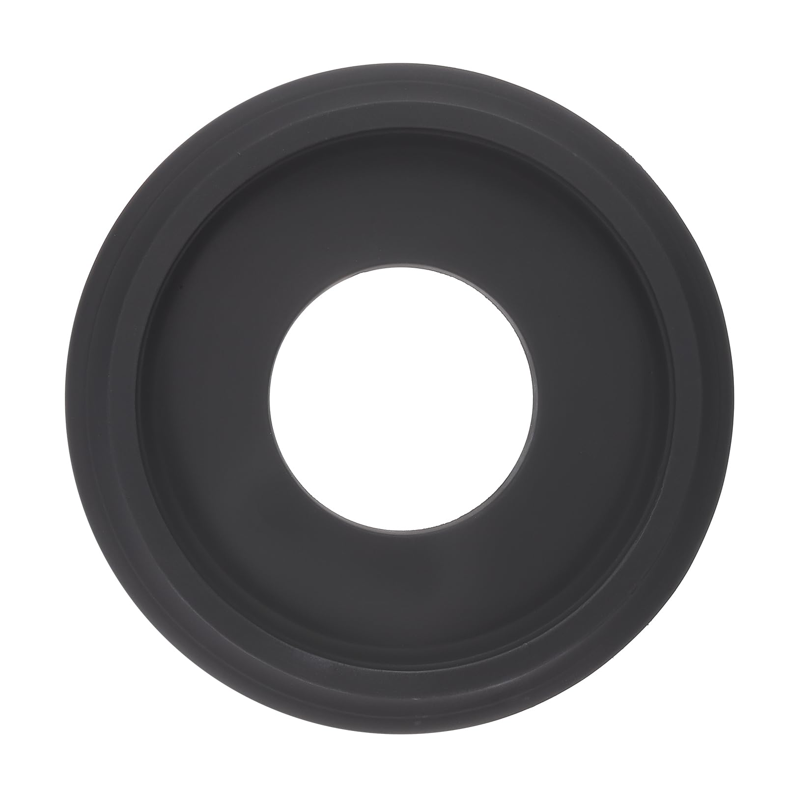 PATIKIL Ceiling Medallion, 10" OD x 4" ID PU Decorative Ceiling Light Medallion Chandelier Medallion Traditional Ceiling Light Cover Plate for Ceiling Light Fixtures Fans, Black