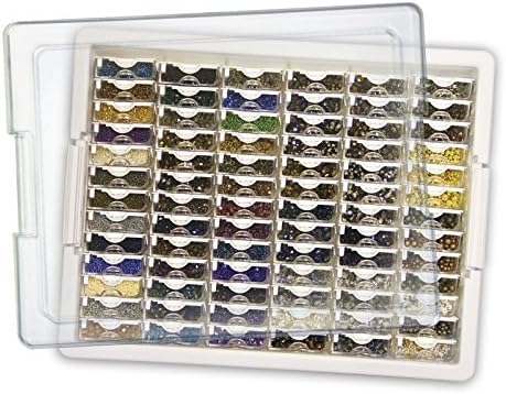 Tiny Container Bead Storage Tray - Plateau et 78 mini-boites