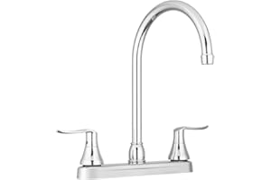 Dura Faucet (DF-PK330HLH-CP) RV Elegant J-Spout Kitchen Faucet (Chrome)