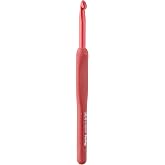 Tulip Etimo Red Crochet Hook W/Cushion Grip-Size 10/6.00mm