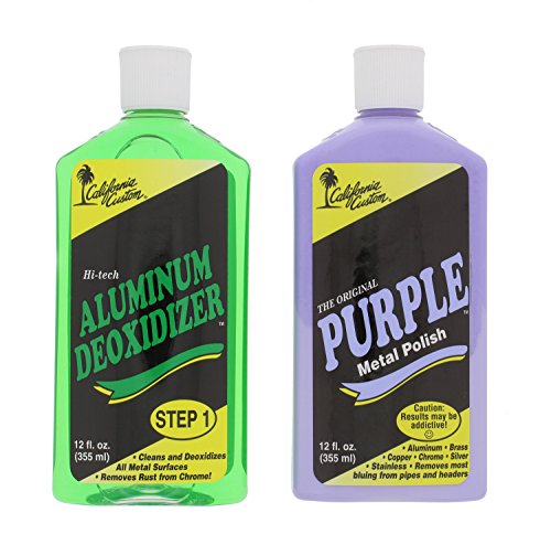 California Custom Products Purple Metal Polish/deoxidizer Combo