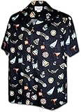 Nautical Paradise Mens Tropical Shirt