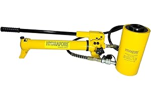 HYDRAFORE Hydraulic Hand Pump with Single-acting Hollow Ram Cylinder (30tons 4") (B-700+YG-30100K)