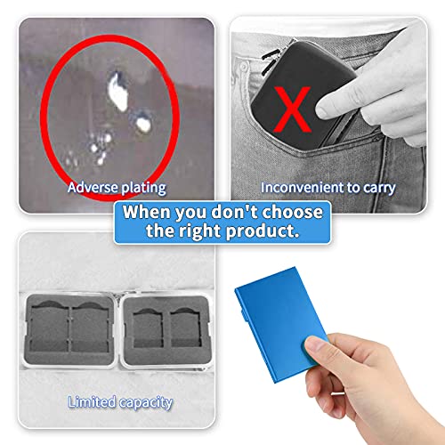 SD Card Holder, SD Card Case, LUXVRANG CF Memory Card Holder Case