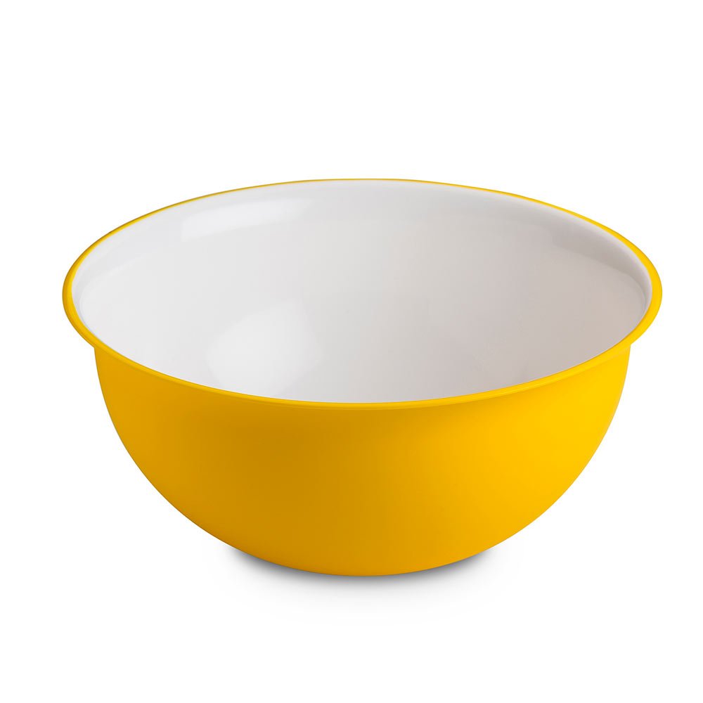omada Design Bowl of 123,18 fl oz(3,5 lt), Diameter 10,43 inch(26,5 cm), White Inside and Colored Outside, Sanaliving Line