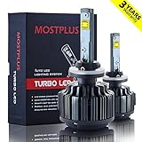 MOSTPLUS 6000K 880 (881) LED Headlight Kit 7600LM Cool White 3 Years Warranty