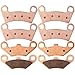 ECCPP FA159 Brake Pads Front and Rear Sintered Replacement Brake Pads Kits Fit for 2014 Polaris RZR 800,2014 Polaris RZR S 800