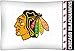 NHL Chicago Blackhawks 4pc Queen Bed Sheet Set