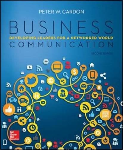 Business Communication: Developing Leaders for a Networked World