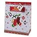Gift Boutique Christmas Gift Bags Small Bulk Assortment with Handles and Tags 12 Pack for Wrapping Holiday Gifts