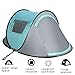 Vitchelo 2 Person Instant Automatic Pop Up Cabin Tent Water Rain Proof Ultralight Quick Easy Set Up Dome Tents with 2 Doors Windows Mosquito Netting for Kids & Adults Outdoor Camping Backpacking
