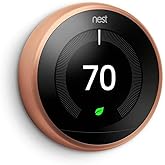 Google Nest Learning Thermostat - Programmable Smart Thermostat for Home - 3rd Generation Nest Thermostat - Works with Alexa 