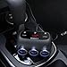 MEIDI 120W 3-Socket Cigarette Car Lighter Power Adapter DC Outlet Splitter with 12V/24V Dual USB Car Charger for Smartphones - Black
