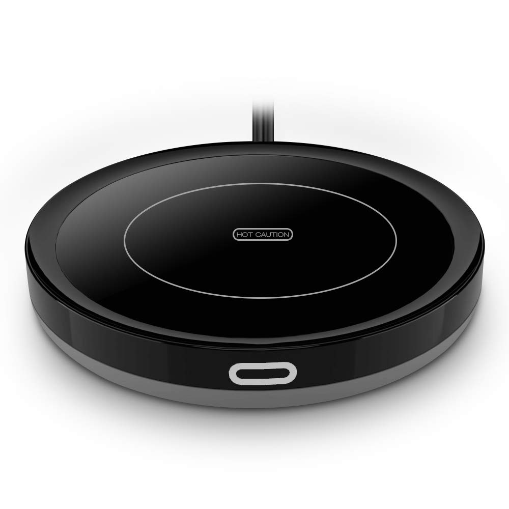Photo 1 of Smart Coffee Warmer, BESTINNKITS Auto On/Off Gravity-Induction Mug Warmer for Office Desk Use, Candle Wax Cup Warmer Heating Plate (Up to 131F/55C) (Black)