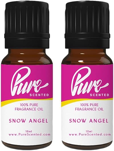 Pure Scented 20ml Fragrance Oils - 2 x 10ml Snow Angel for Candles & Soaps