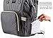 PPW Mommy Diaper Bag,Shoulder Bag,Multifunction Waterproof big Capacity Gray (gray-2)