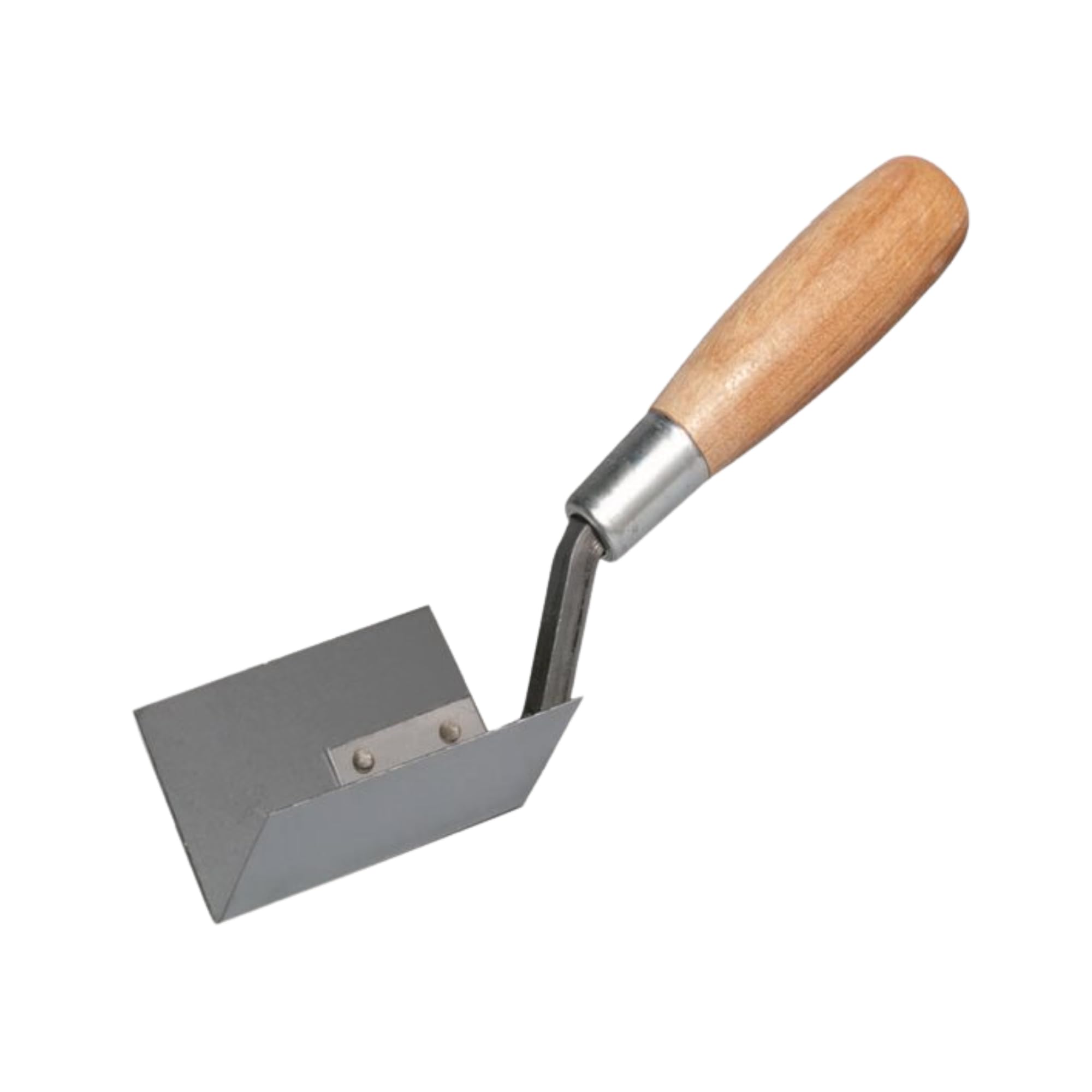 Bon 13-301 Corner Trowel - Inside Stainless Steel 1 1/2-inch X 1 1/2-inch - Wood Handle